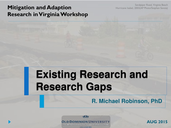 Mitigation and Adaption Research in Virginia Workshop - Hurricane Isabel, 2003