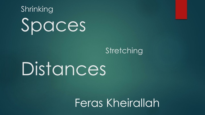 Unveiling Shrinking Spaces Trends