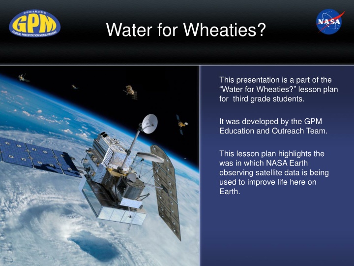 water for wheaties n.w