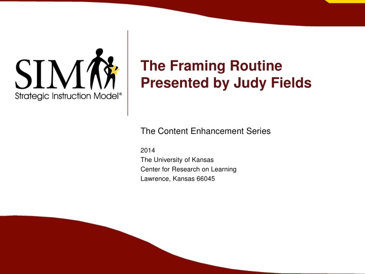 The Framing Routine - Teaching Diverse Students
