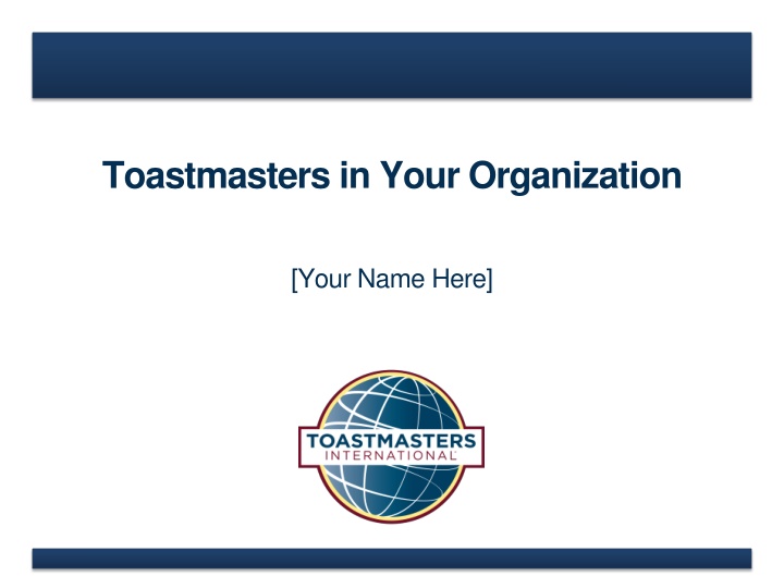 toastmasters in your organization n.w