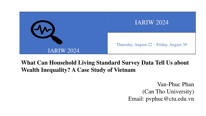 Wealth Inequality in Vietnam: Insights from Household Survey Data