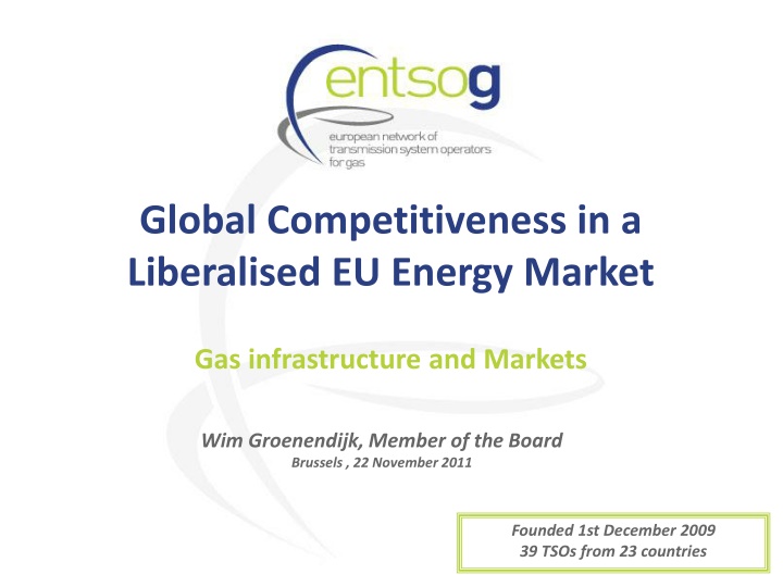 Global Competitiveness in EU Energy Market
