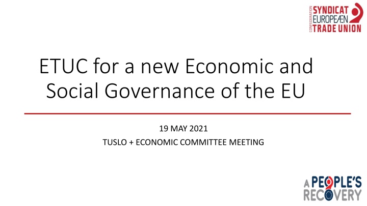 Rethinking EU Economic Governance for the Future