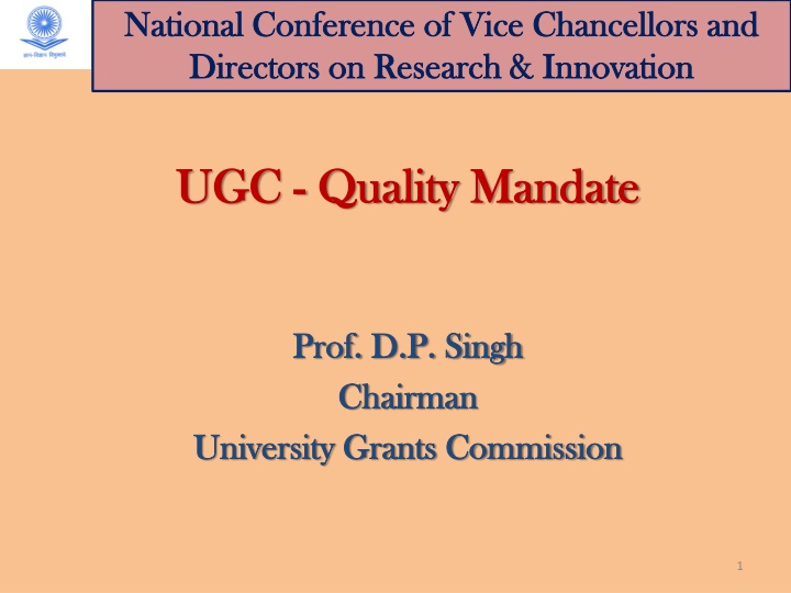 Challenges in Higher Education - Achieving Targets and Enhancing Quality