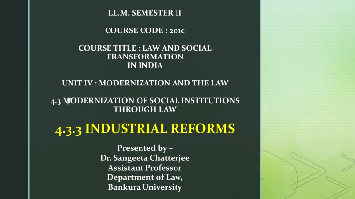 ll m semester ii n.w