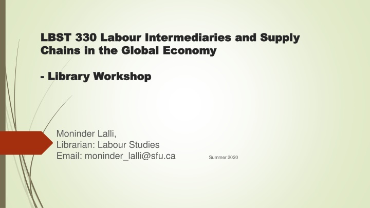 lbst 330 labour intermediaries and supply lbst n.w