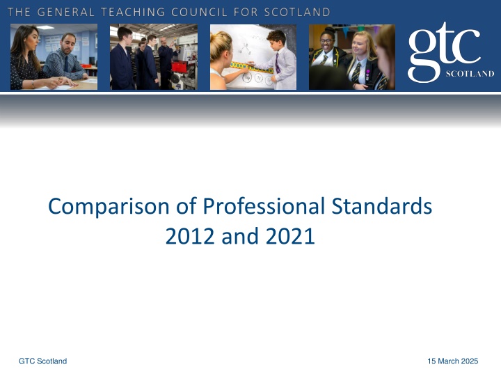 comparison of professional standards 2012 and 2021 n.w