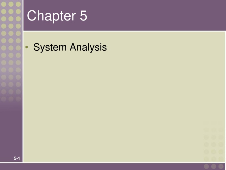 Systems Analysis and Design Overview