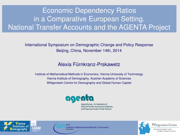 economic dependency ratios in a comparative n.w