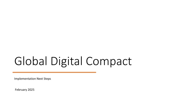 global digital compact n.w