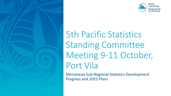 5th pacific statistics standing committee meeting n.w