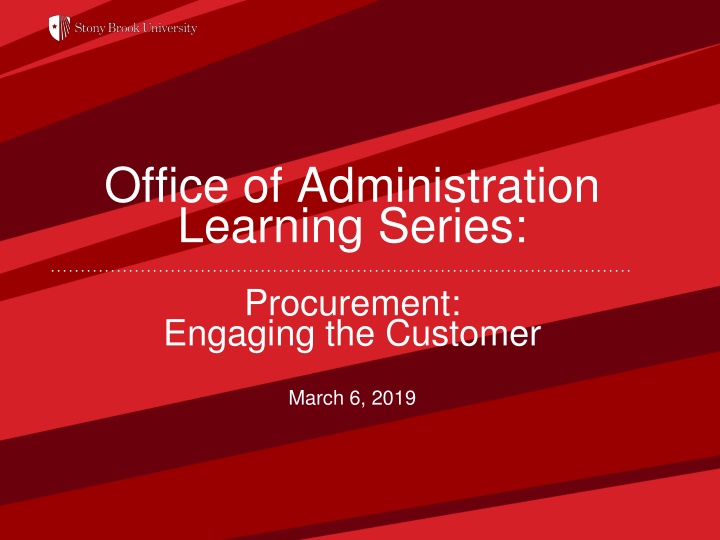 Procurement Engagement Guidelines and Process Overview