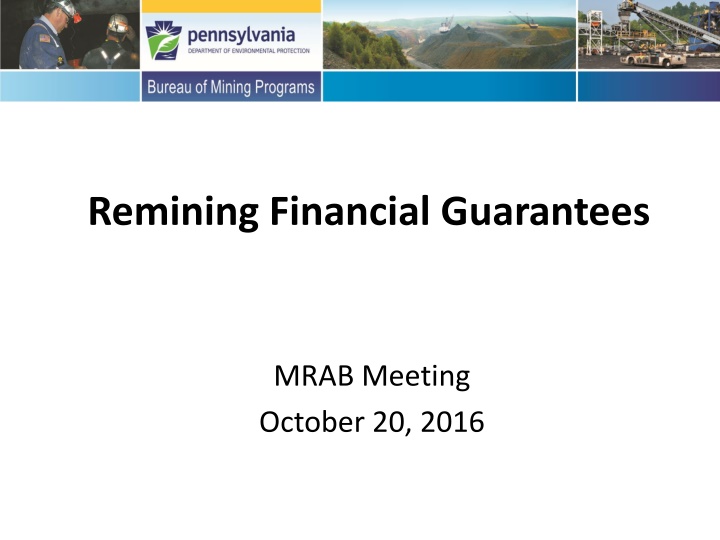 remining financial guarantees n.w
