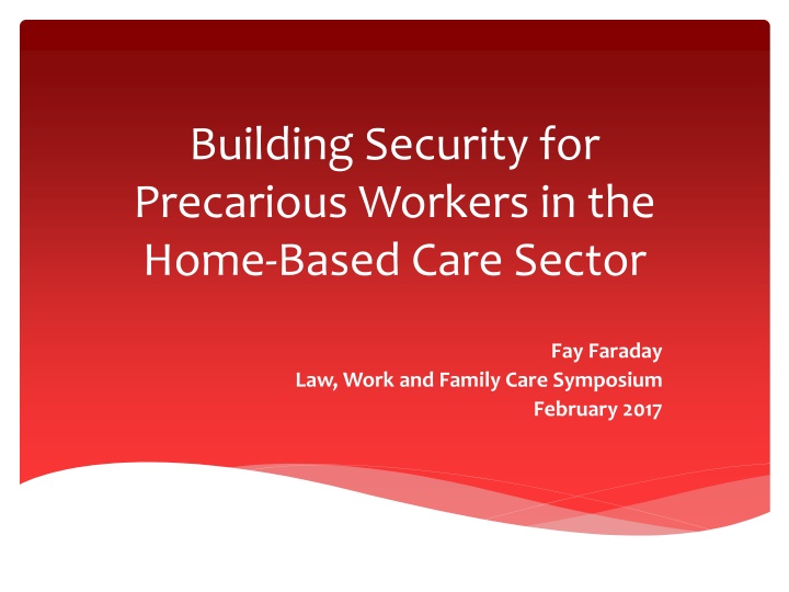 building security for precarious workers n.w