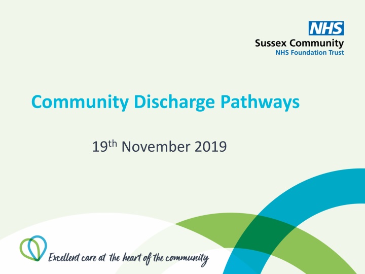 community discharge pathways n.w