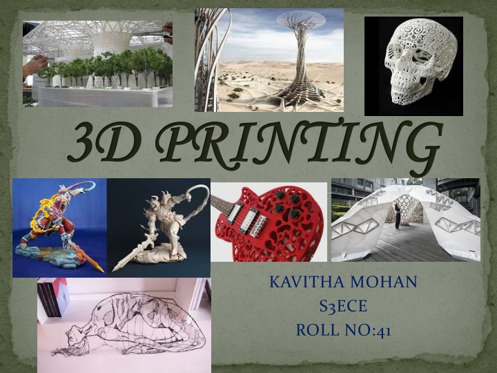 Using 3D Printing for Physics Education
