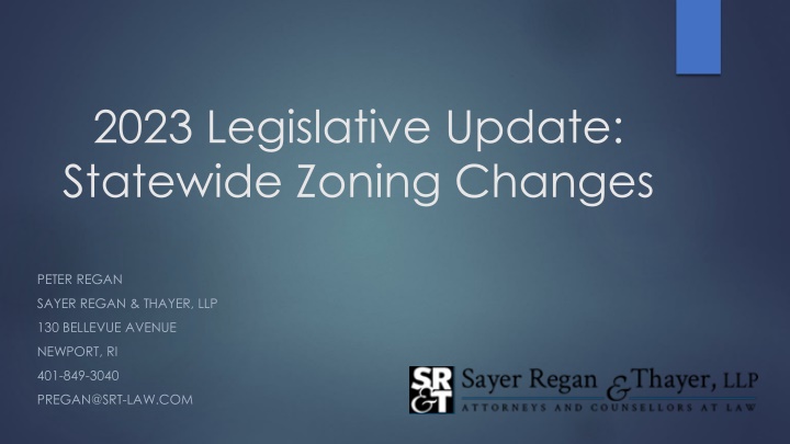2023 Legislative Update: Statewide Zoning Changes Overview