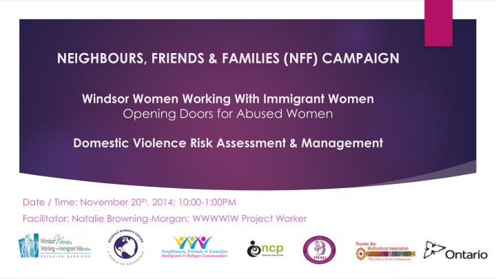 Domestic Violence Education & Workshop for Immigrant Women