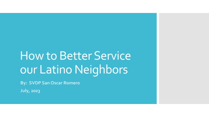 Supporting Latino Neighbors in Hamilton County