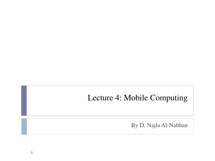 lecture 4 mobile computing n.w