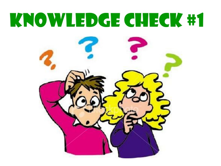 knowledge check 1 n.w
