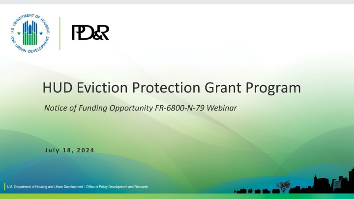 hud eviction protection grant program n.w