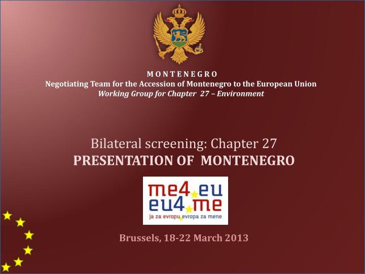 Chapter 27: Montenegro's Environmental Legislation and Challenges