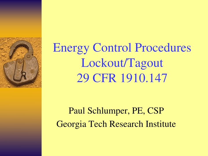 Lockout/Tagout Procedures and Employee Safety