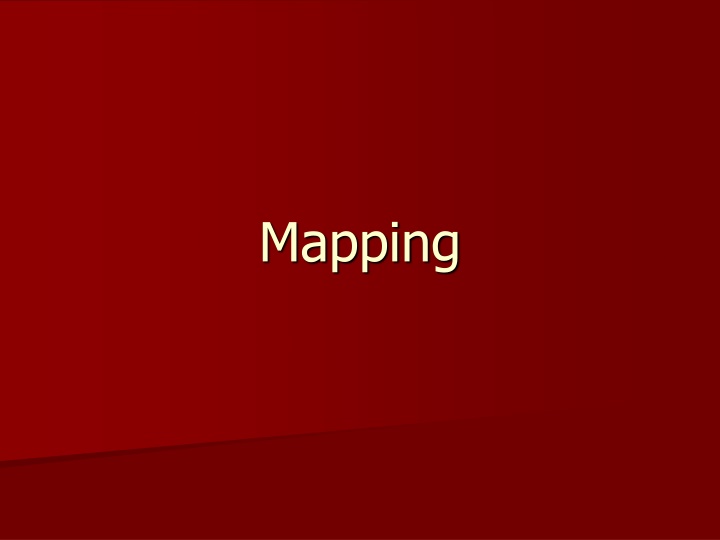 Maps and Topography