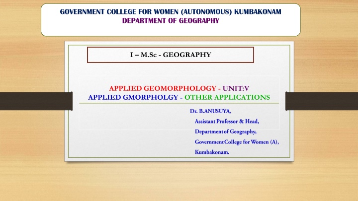government college for women autonomous n.w