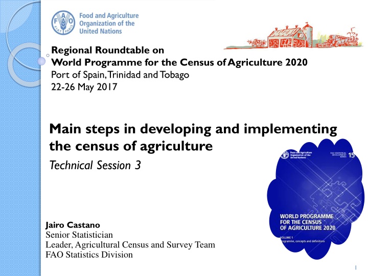 Steps in Developing and Implementing Agricultural Census