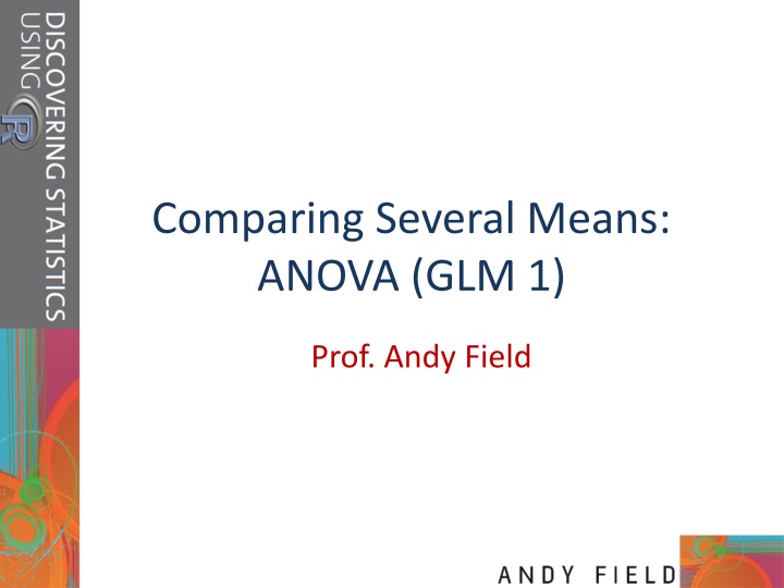 comparing several means anova glm 1 n.w