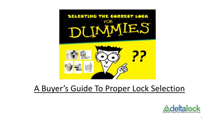 selecting the correct lock n.w