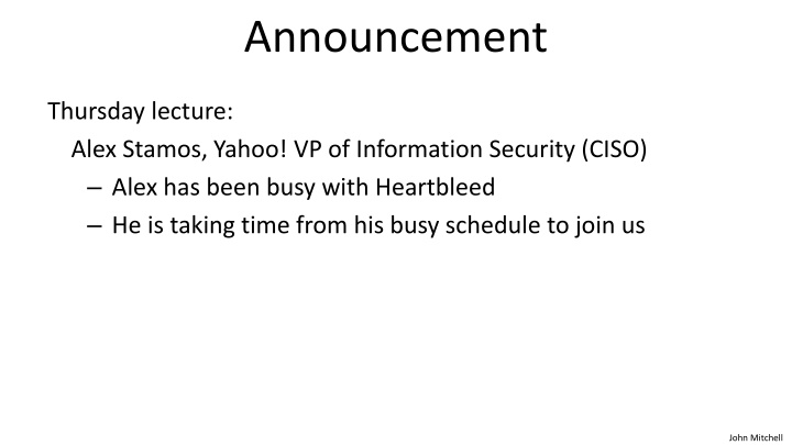 announcement n.w