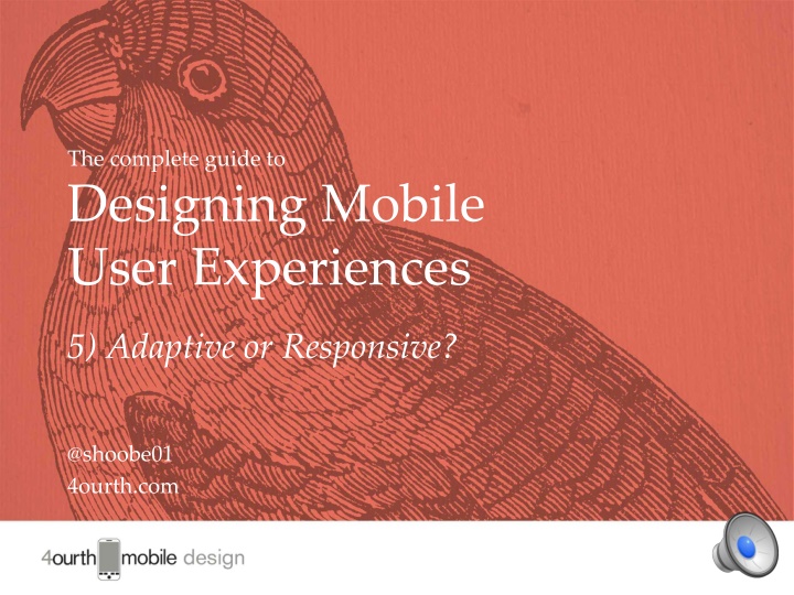 the complete guide to designing mobile user n.w