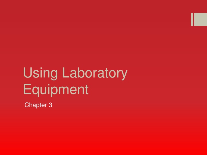 using laboratory equipment n.w