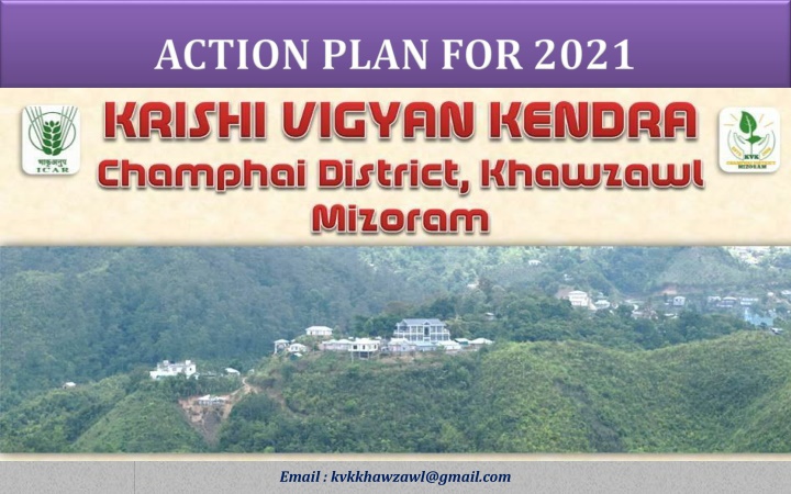 Staff and Trials Overview at KVK Champhai, Mizoram