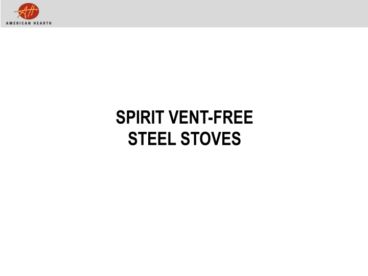 spirit vent free steel stoves n.w