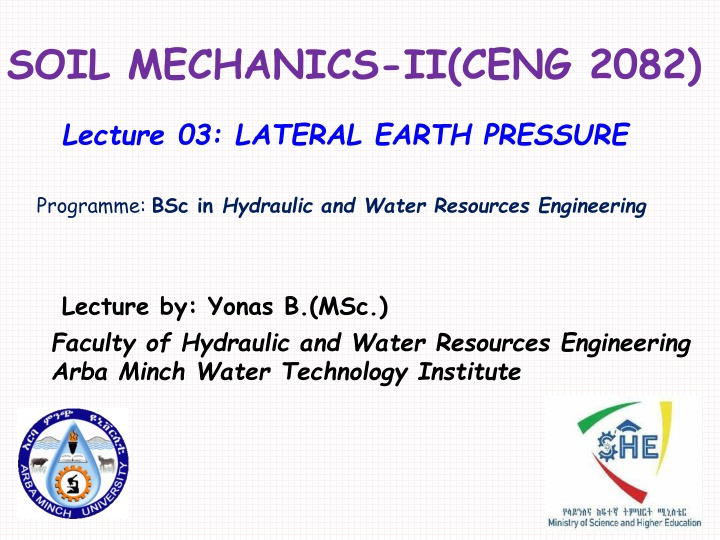 soil mechanics ii ceng 2082 n.w