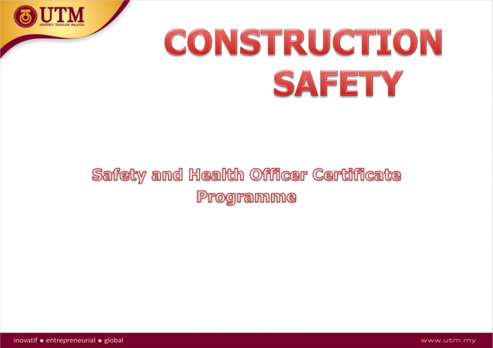 Safety and Health Officer Certification Programme