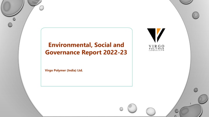 Virgo Polymer (India) Ltd. ESG Report 2022-23: Sustainability Commitment & Strategic Management