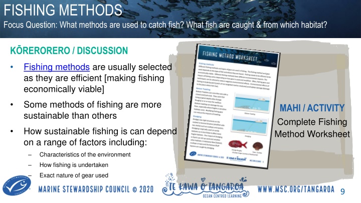 FISHING METHODS