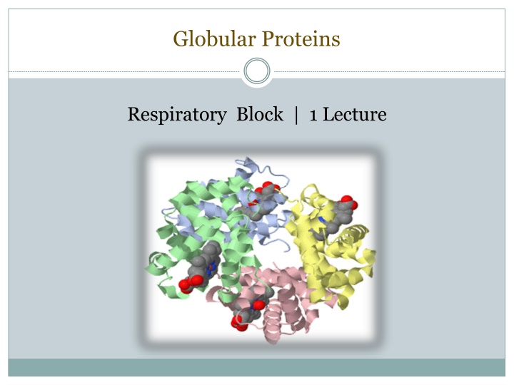 globular proteins n.w