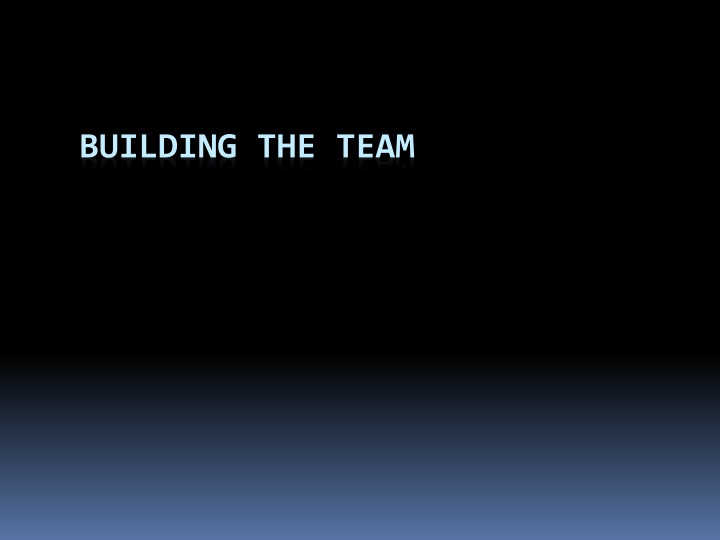Teams in the Workplace