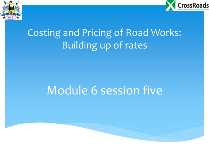 costing and pricing of road works building n.w
