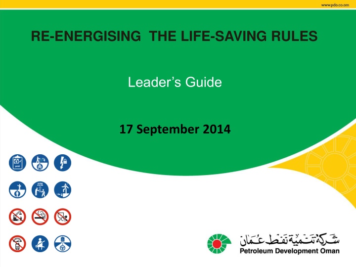 Life-Saving Rules Re-Energise Communication Goals