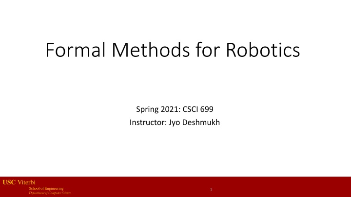 Formal Methods in Robotics: Understanding Logic and Verification Techniques