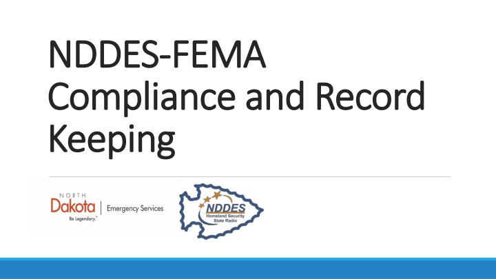 nddes nddes fema compliance and record compliance n.w