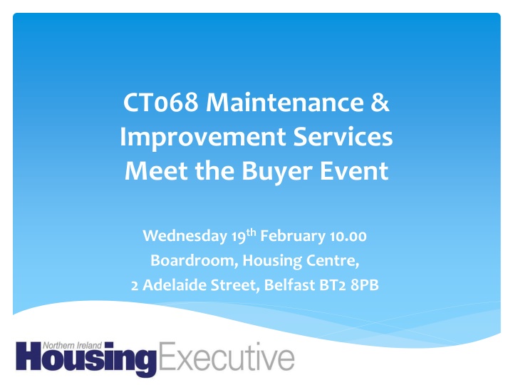 ct068 maintenance improvement services meet n.w